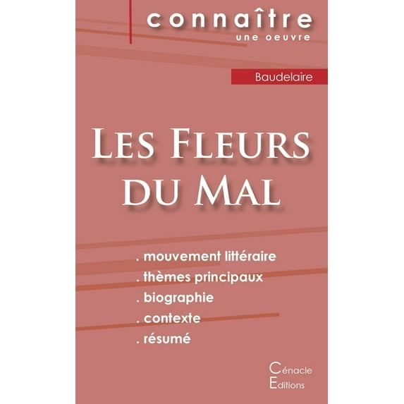 Fiche de lecture Les Fleurs du Mal de Charles Baudelaire (Analyse littéraire de référence et résumé complet), (Paperback)