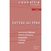 Fiche de lecture Lettre au p re de Kafka Analyse litt raire de r f rence et r sum  complet, Paperback