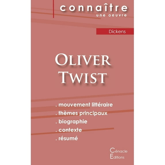 Fiche de lecture Oliver Twist de Charles Dickens (Analyse littéraire de référence et résumé complet) (Paperback)