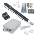 thumbnail image 1 of Fichiouy 110V Automatic Gate Opener Kit for Single Gate Dc 24V Low Voltage Motor 250RPM, 1 of 9