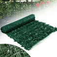 thumbnail image 1 of Fichiouy 118x19" Artificial Palm Leaf Mat Wall Hedge Decor Privacy Fence Expandable Panel for Courtyard, 1 of 8
