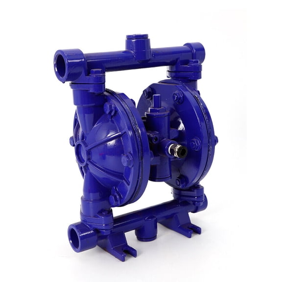 Fichiouy 12GPM Air-Operated Double Diaphragm Pump 1/2" Inlet/Outlet Petroleum Fluids for Industrial