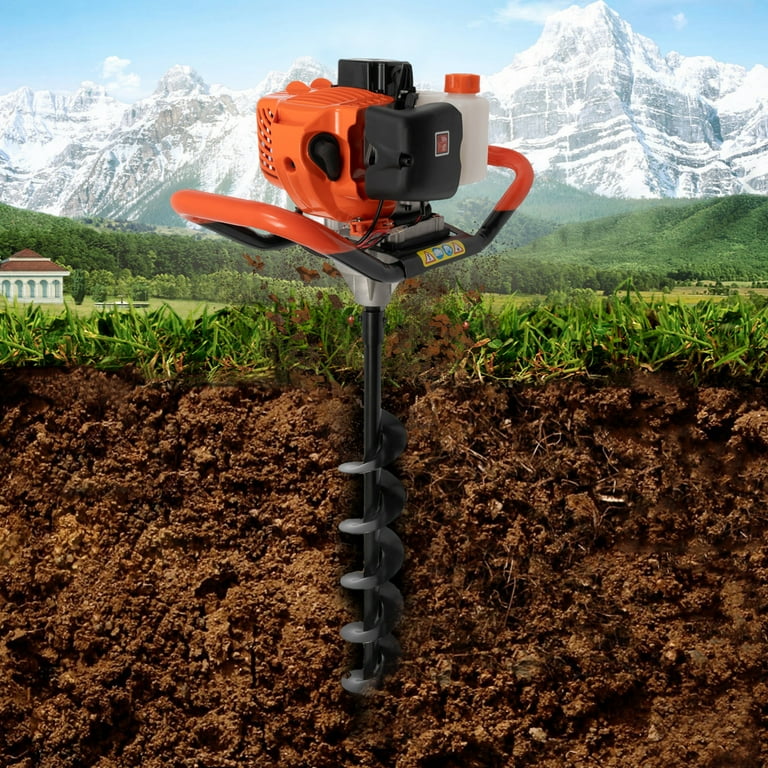 Gas powered post hole digger discount
