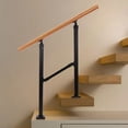 thumbnail image 1 of Fichiouy 2 Step Railing Fence & Rail Hand Rails for Indoor Outdoor Steps for Porch Railing & Deck Hand Rail, 1 of 12