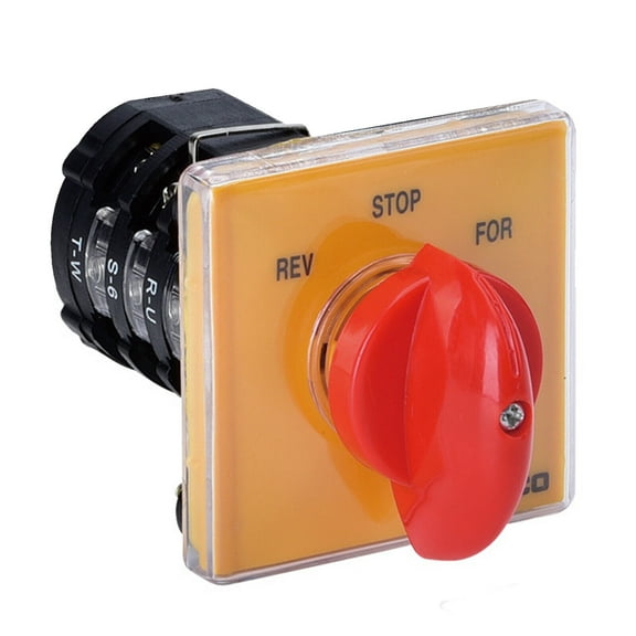 Fichiouy 3 Phase Motor Switch Metal Forward Reverse Mill Switch for Milling Machine Parts