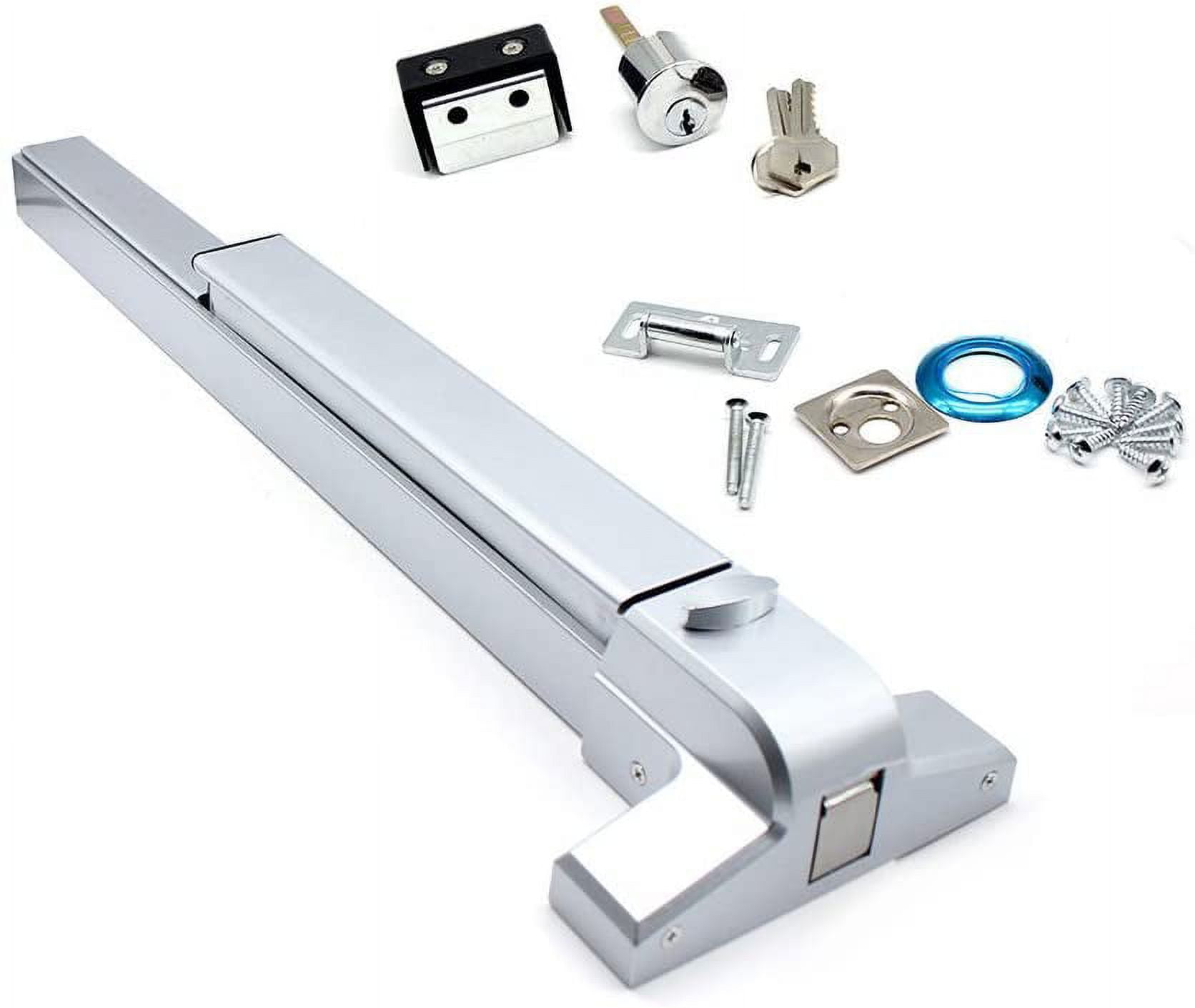 Fichiouy 30"36" Door Push Bar Device Lock Door Security Bar Exit