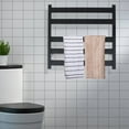thumbnail image 1 of Fichiouy 5 Bars Wall Mount Towel Rail Warmer Heated Towel Rack Stand Stainless Steel, 1 of 10