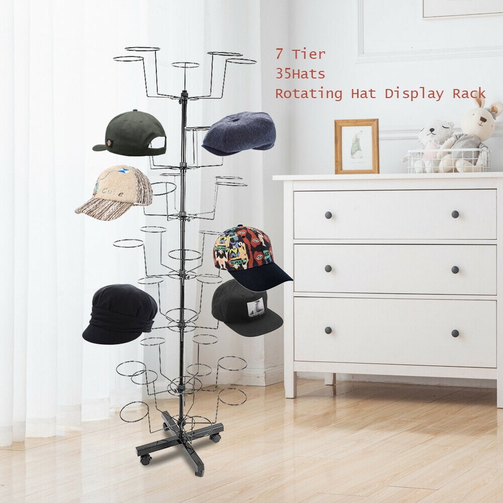 Rotating hat online rack