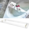 thumbnail image 1 of Fichiouy Acrylic Bathtub Caddy Tray with Gold Handle for Bathtub Bathroom Clear, 1 of 6
