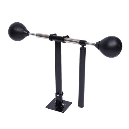 Fichiouy Boxing Ball Training Punching Tool Wall Mounted Sport Trainer Accessories with 360° Reflex Rod