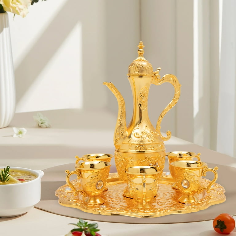 Vintage tin tea set online