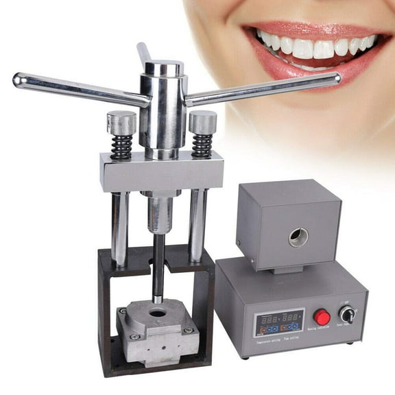 Fichiouy Dental Flexible Denture Machine Dentistry Injection System Injector Lab Equipment 400W