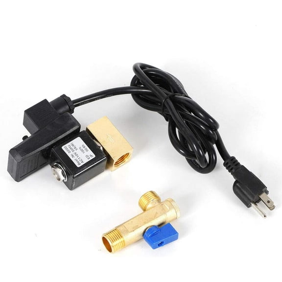 Fichiouy Electronic Drain Valve for Air Compressor Water Tank 1/2'' Auto Automatic Timed