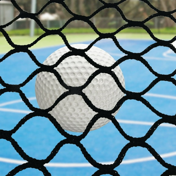 Fichiouy Golf HDPE Net Black Practice Training Aid Driving Impact Screen Netting 10x10FT