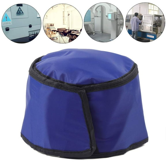 Fichiouy Lead X-Ray Cap Radiation Head Shield Protection Hat Rubber for CT MRI 0.75mmpb