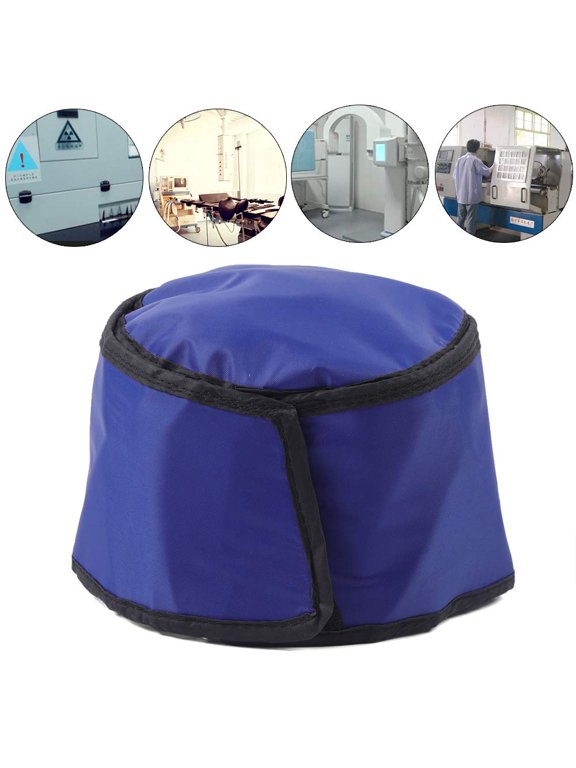 Lead X-Ray Cap Radiation Head Shield Protection Hat Rubber for CT MRI 0.75mmpb