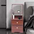 thumbnail image 1 of Fichiouy Modern Nightstand Bedside End Table with 2 Drawers and Storage Shelf for Bedroom, 1 of 9