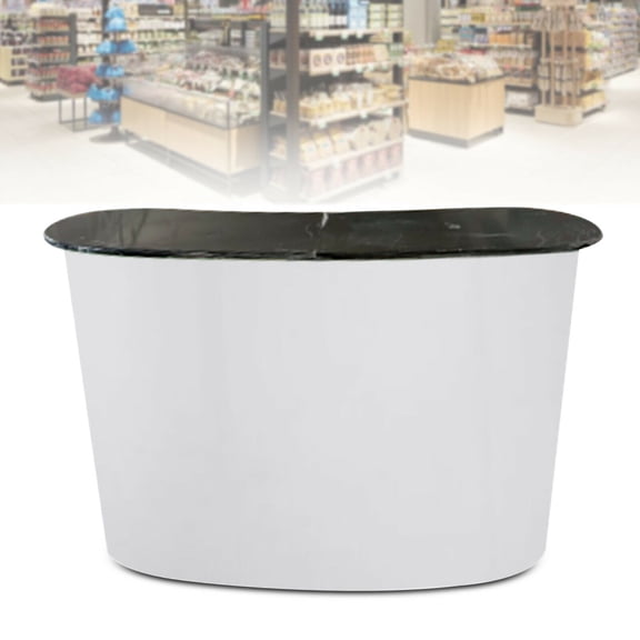 Fichiouy Pull-Net Promotion Table Portable Promotion Counter Shopping Mall Exhibition Display Tabletop Stand Metal