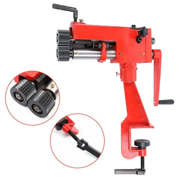 Fichiouy RM-08 7" Manual Metal Bead Roller Sheet Machine Steel Rolling Steel Bender with 6 Dies Kit