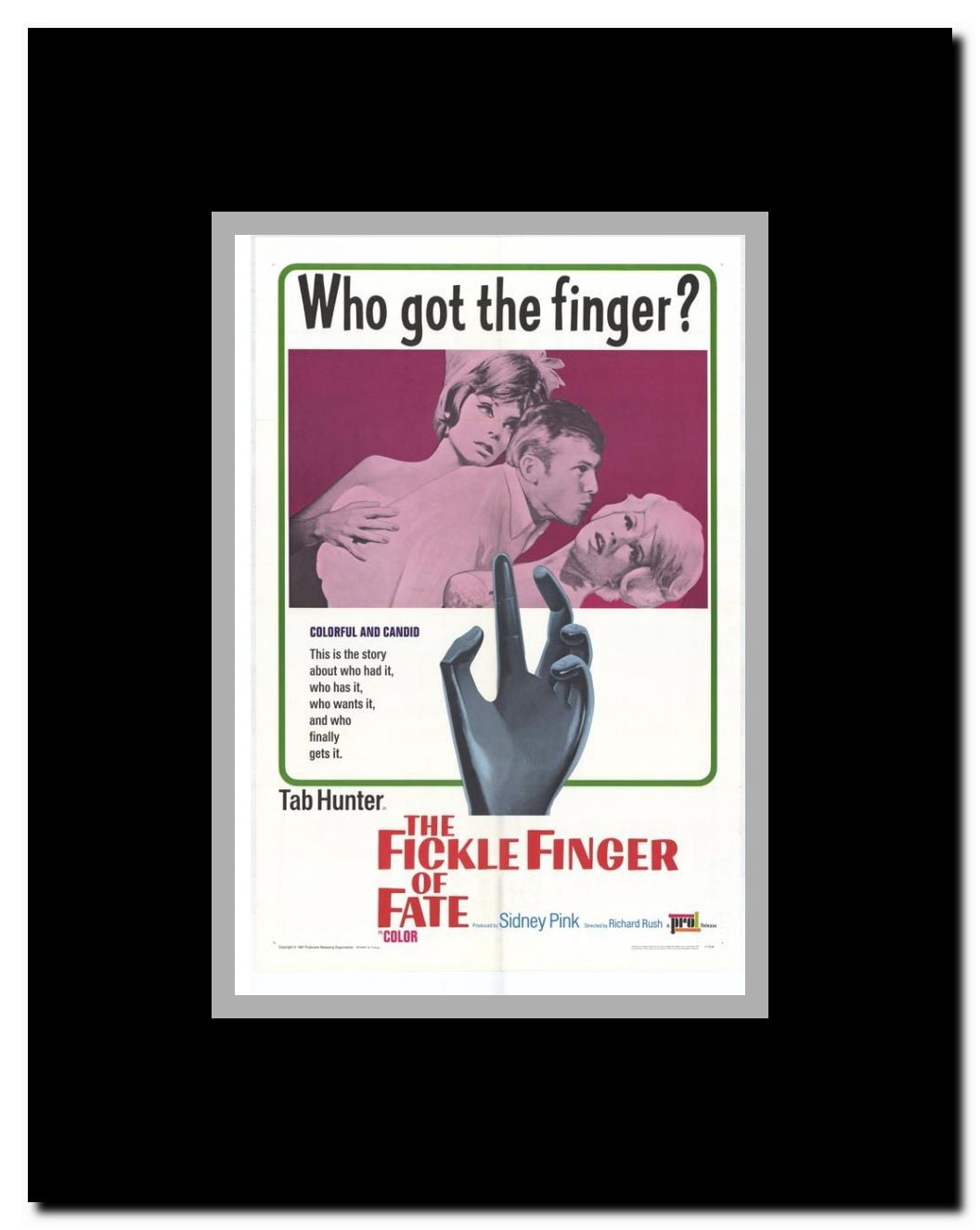 Fickle Finger of Fate Framed Movie Poster