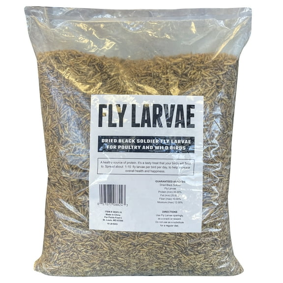 Fickle Fowl 10 Lbs Bag Fly Larvae