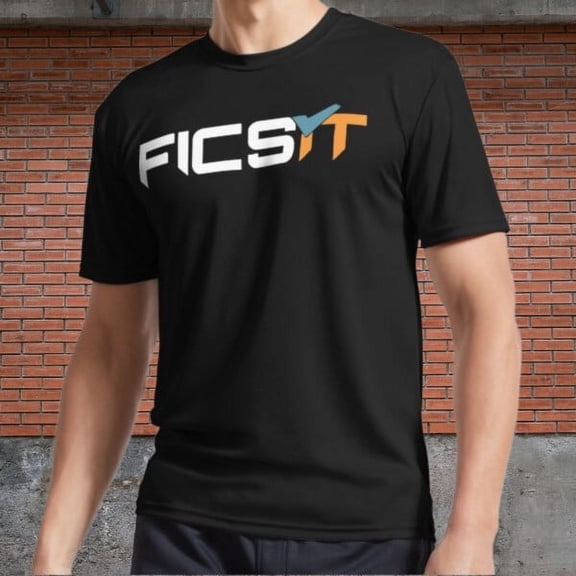 Ficsit Satisfactory T-Shirt Active Logo Men's Black T-Shirt Funny Size S to 5XL