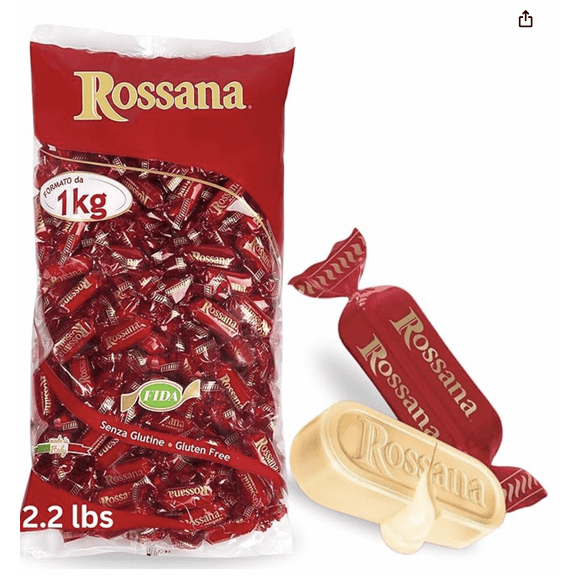 Fida Italian Hard Candy - Rossana Bulk, 2.2lbs