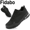 thumbnail image 1 of Fidabo Steel Toe Shoes for Men and Women Comfortable Lightweight Work Safety Shoes Puncture Proof Slip Resistant Indestructible Sneakers Suitable for Construction Work, 1 of 6