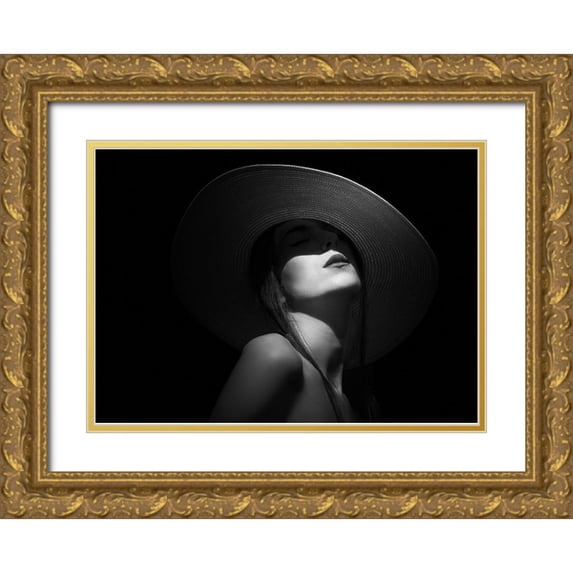 Fidanza, Toni 14x11 Gold Ornate Wood Framed with Double Matting Museum Art Print Titled - Tanya