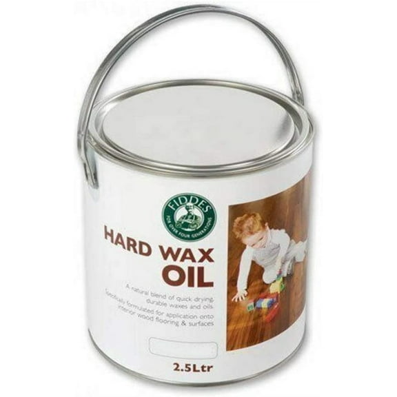 Fiddes Hard Wax Oil Satin American 2.5 Litre (Wood Finish)