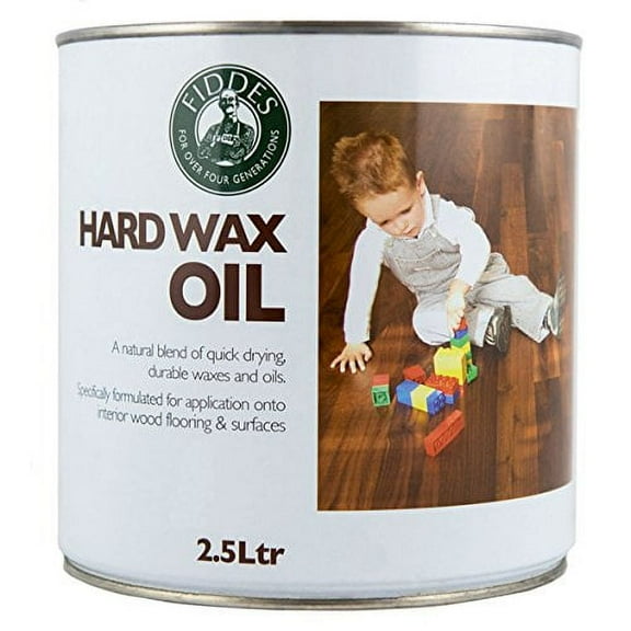 Fiddes Hard Wax Oil - Variety Sizes & Colors (2.5LT Hard Wax Oil) (White)