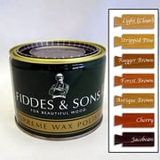 Fiddes & Sons Cherry Brown Furniture Supreme Wax Polish for Furniture Restoration, Wood Protection, 400ml