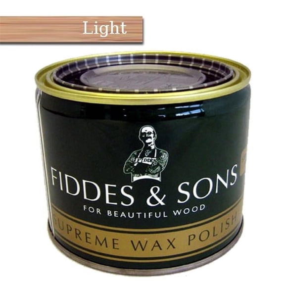 Fiddes Supreme Wax Polish 400 ml (Light) for for Wood Polish Surface