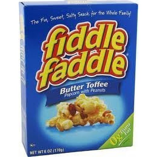 Fiddle Faddle Butter Toffee with Peanuts 2 boxes by Fiddle Faddle