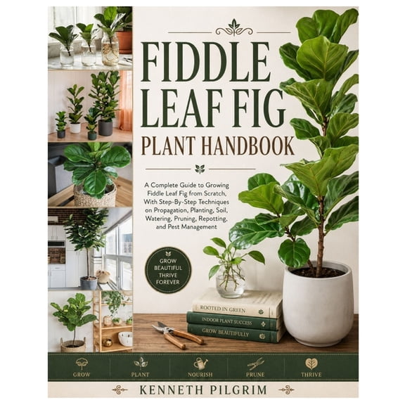 Fiddle Leaf Fig Plant Handbook: A Complete Guide to Growing Fiddle Leaf Fig from Scratch, With Step-By-Step Techniques o, (Paperback)