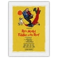 thumbnail image 1 of Fiddler on the Roof - Starring Zero Mostel - Musical by Harold Prince - Vintage Theater Poster by Tom Morrow c.1964 - Japanese Unryu Rice Paper Art Print 24 x 32 in, 1 of 4