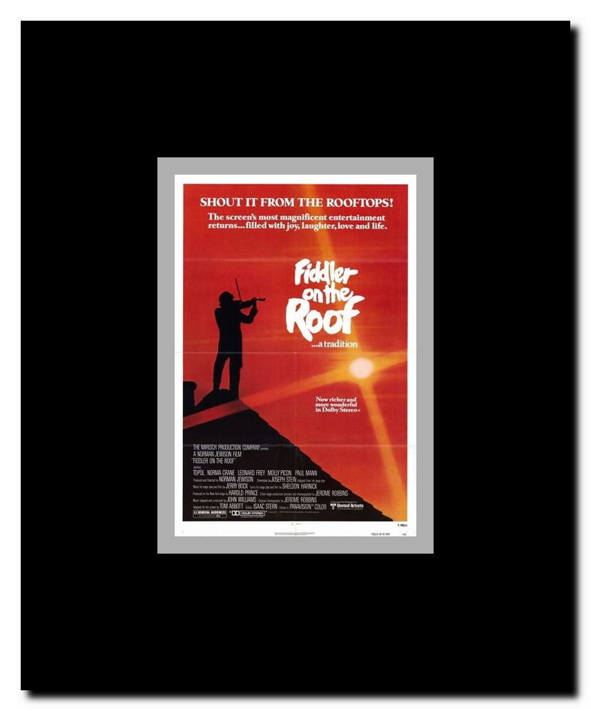 Fiddler on the Roof Framed Movie Poster