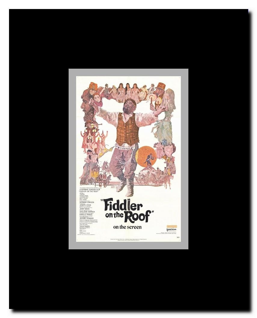Fiddler on the Roof Framed Movie Poster