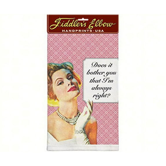 Fiddler's Elbow FEE106 Does It Bother You Towel
