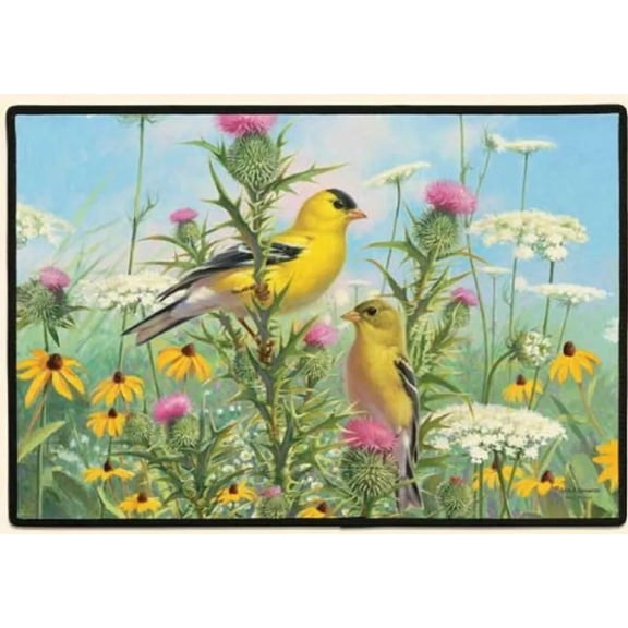Fiddler's Elbow Goldfinches Doormat