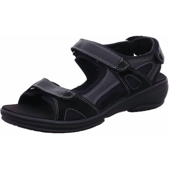Fidelio Women's Adjustable Performance Sandal 445007 (Black)