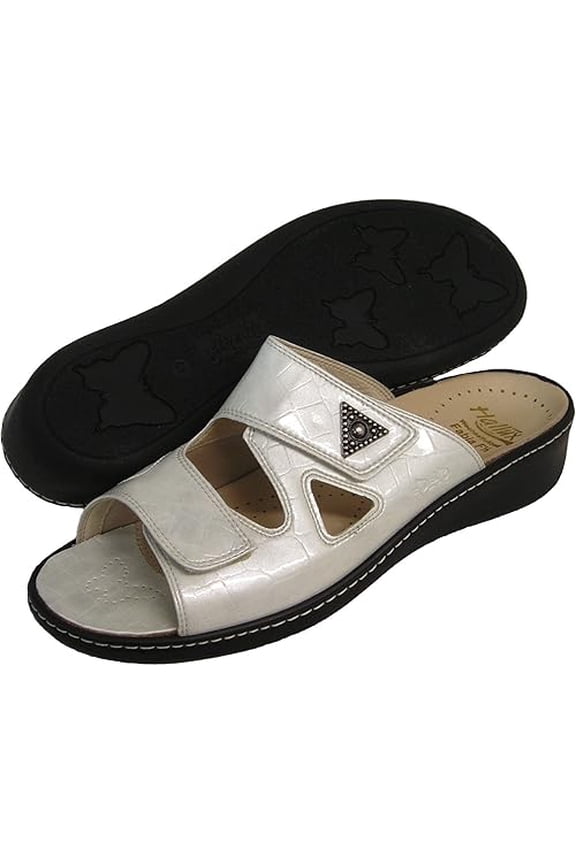Women's Hallux Fabia Bunion Relief Slide Sandal 33709 (Porzelian) (EU 41 M) US 10-10.5