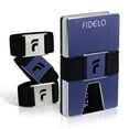 thumbnail image 1 of Fidelo Minimalist Wallet for Men Slim Credit Card Holder Money Clip RFID Blocking, 1 of 12