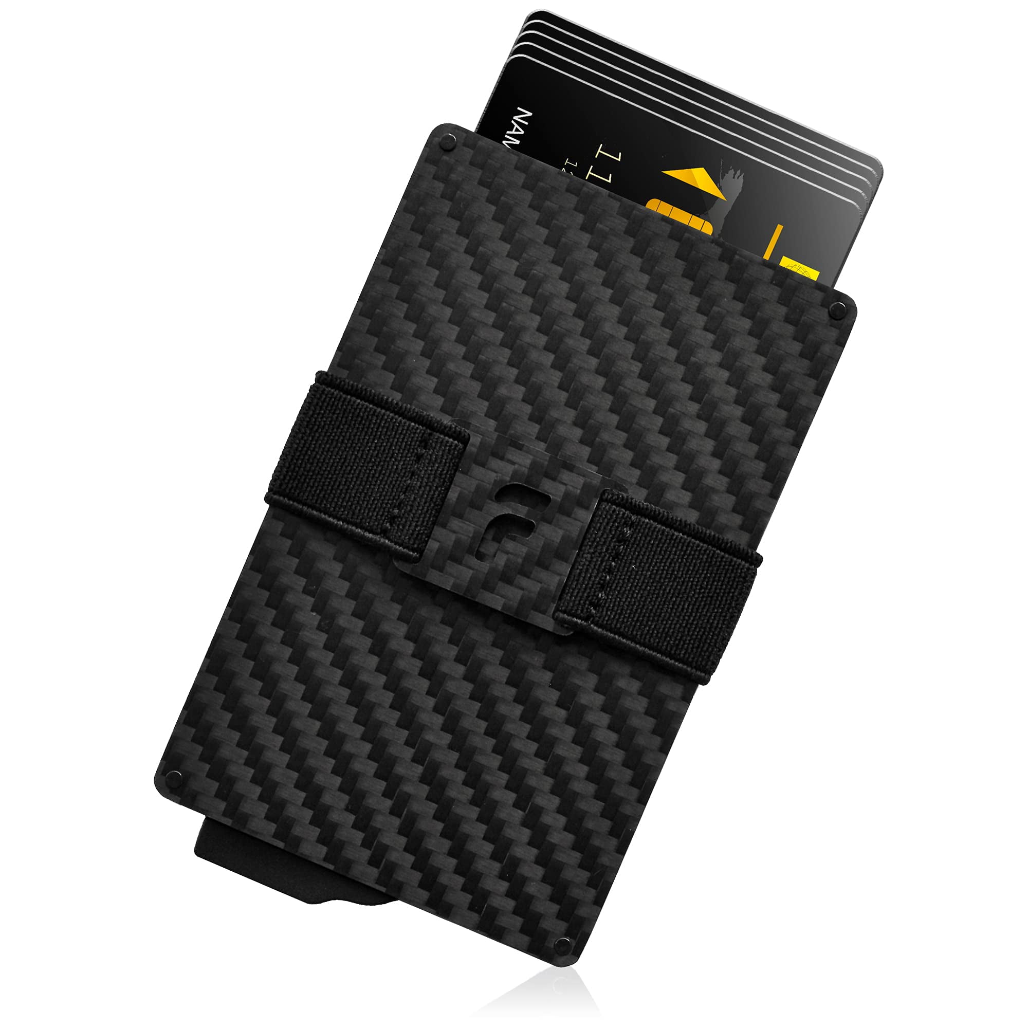 Portafoglio Uomo FIDELO Minimalist Card Hybrid &ndash; Sottile, Elegante, Slim, Nero O Marrone