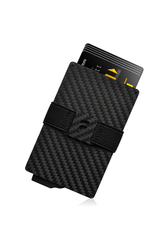 Minimalist Wallet for Men - Slim Credit Card Holder RFID Mens