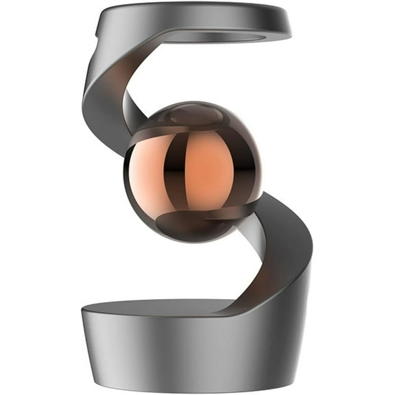 Fidget Adult, Gravity Defying Kinetic Desk Metal ADHD Silent Fidget Spinner, Balance Desk for Office for Adults, Party Favors, Birthday (Gray-Rose Gold Ball)