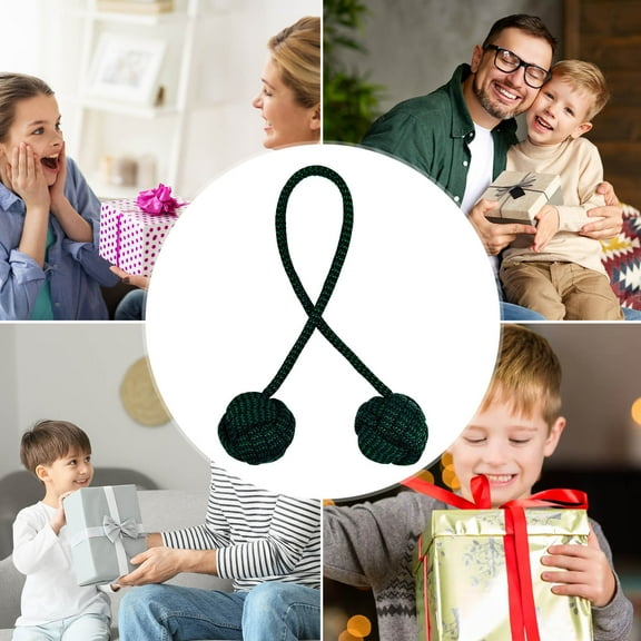 Fidget Beads Skill Toys, Fidget Toys, Parachute Cord and Steel Beads Handmade Fidget Beads, Beginners Worry Beads, Portable EDC Leisure Toys