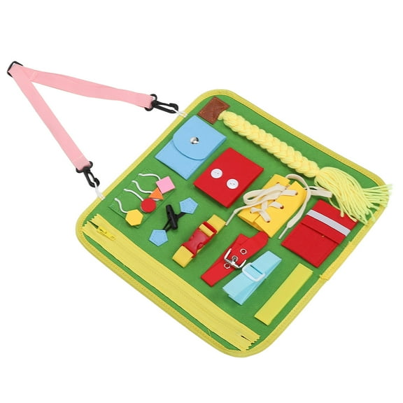 Fidget Blanket Sensory Pad for Patients Elderly Anxiety Relief, Memory Loss Dementia Alzheimers Sensory Toys with Activities Educational Autistic Therapy Aid Mat for Memory Loss