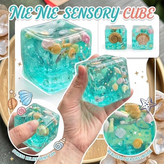 Fidget Cube ball Stress Relief Puzzle Simulation Speed Cube 3D Cartoon Block Squishy Squeeze ball Infinite Decompression ball for user Adults 4.5cm*4.5cm 1pc