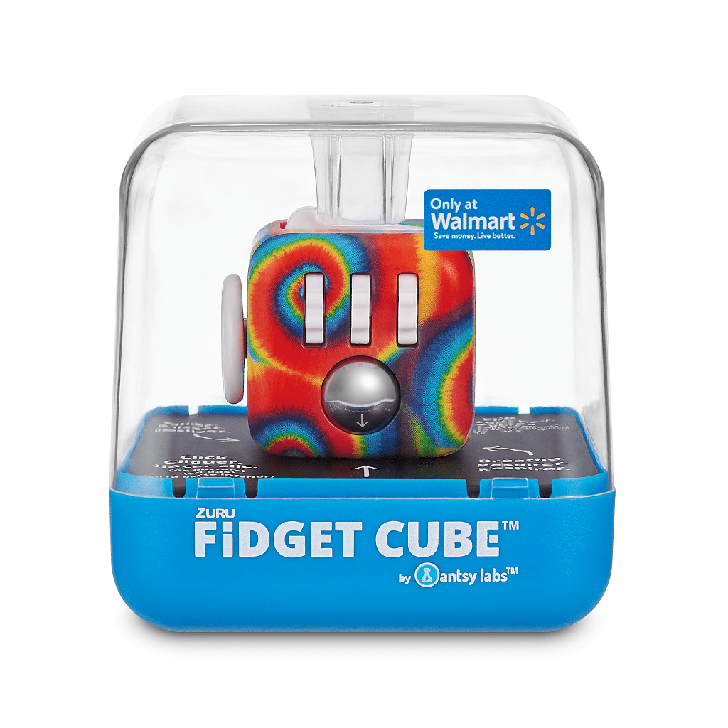 etisk lede efter skjule Fidget Cube by Antsy Labs Series 3 Tie Dye Fidget Toy Ideal for  Anti-Anxiety, ADHD and Sensory Play by ZURU - Walmart.com